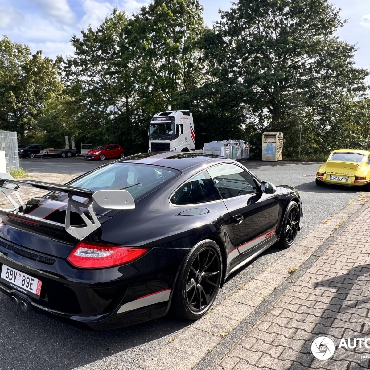 PORSCHE 911 997 GT3 RS 4.0 2011 GREEN SILBER AUTOART 78149 1/18 LHD GRUN SILVER