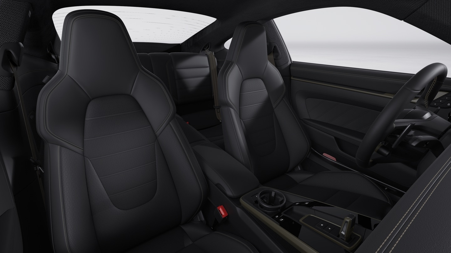 Turbo 50 Black seat centres leather