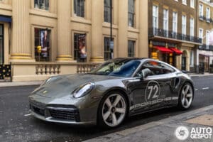 porsche 992 turbo 50 years in London