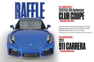 PCA Raffle SPRING 2026 Club Coupe